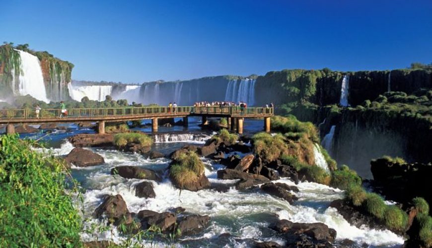 South Brazil - Iguassu falls - Brazilian side - pathway - Visita do parque Nacional do Iguaçu