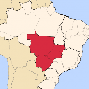 Central brazil map